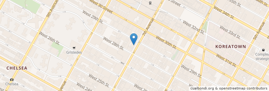 Mapa de ubicacion de Panera Bread en ایالات متحده آمریکا, New York, نیویورک, New York County, Manhattan, Manhattan Community Board 5, Manhattan Community Board 4.