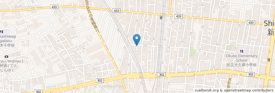 Mapa de ubicacion de STAND BY ME en اليابان, 東京都, 新宿区.