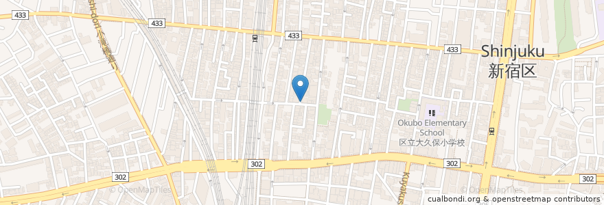 Mapa de ubicacion de すみび en 日本, 東京都, 新宿区.