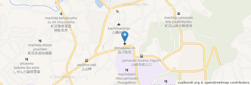 Mapa de ubicacion de しながわ内科・循環器クリニック en اليابان, 東京都, 町田市.