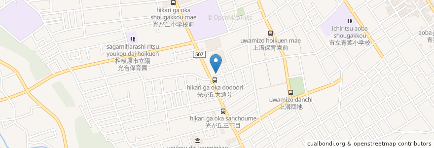 Mapa de ubicacion de ドトールコーヒーショップ en 일본, 가나가와현, 相模原市, 中央区.