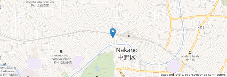 Mapa de ubicacion de スマイル en Japon, Tokyo, 中野区.