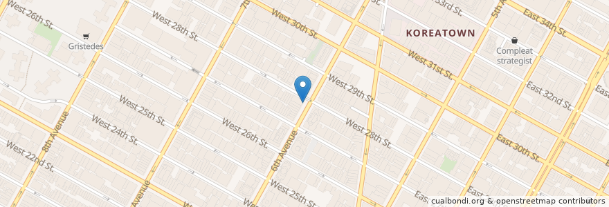 Mapa de ubicacion de Waste Basket (Trash Can) en 미국, 뉴욕, New York, New York County, Manhattan, Manhattan Community Board 5.