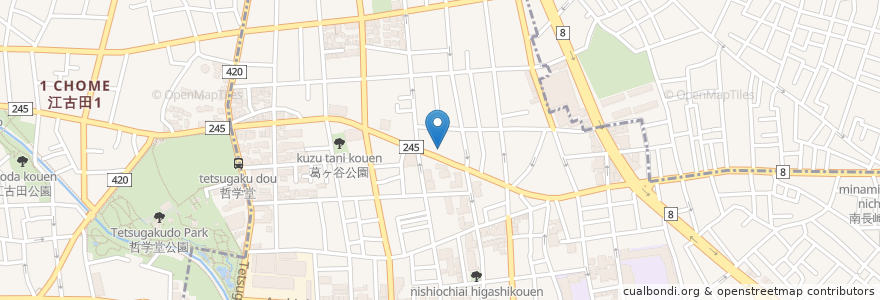 Mapa de ubicacion de サイゼリヤ en Japão, Tóquio, 中野区, 新宿区.