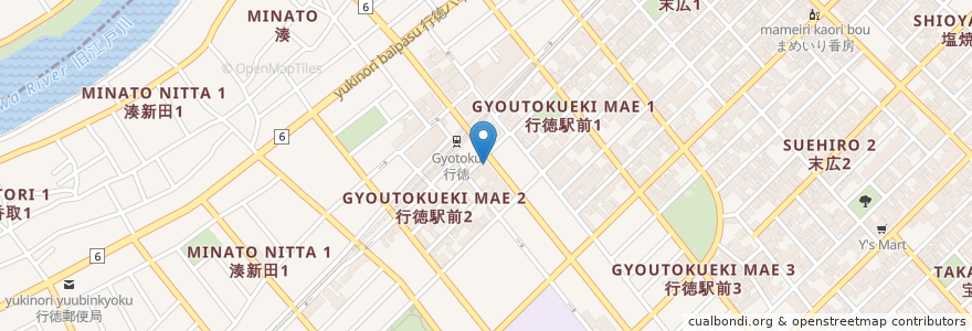 Mapa de ubicacion de 三井住友銀行 en Japon, Préfecture De Chiba, 市川市.