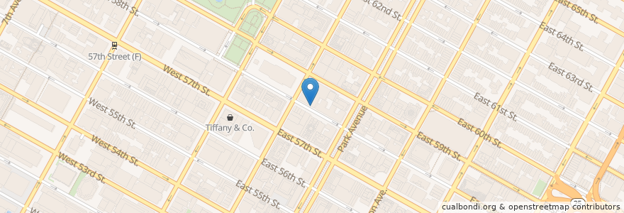 Mapa de ubicacion de Lavo en アメリカ合衆国, ニューヨーク州, New York, New York County, Manhattan, Manhattan Community Board 5.
