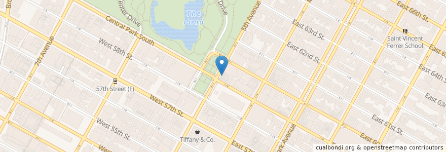 Mapa de ubicacion de Harry Cipriani en Соединённые Штаты Америки, Нью-Йорк, Нью-Йорк, Округ Нью-Йорк, Манхэттен, Manhattan Community Board 8.