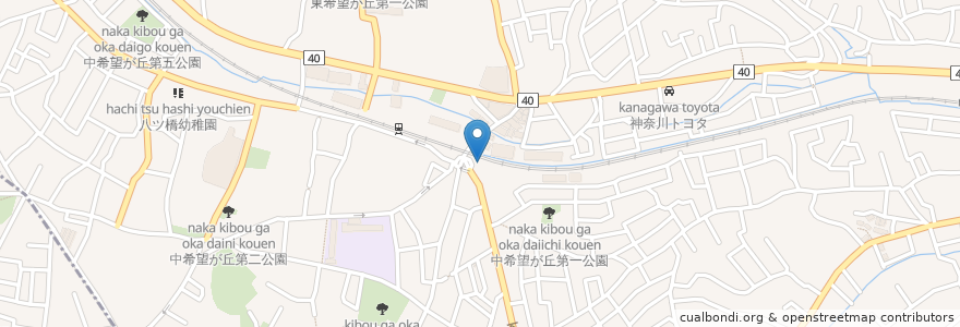 Mapa de ubicacion de クリエイト en Jepun, 神奈川県, 横浜市, 旭区.