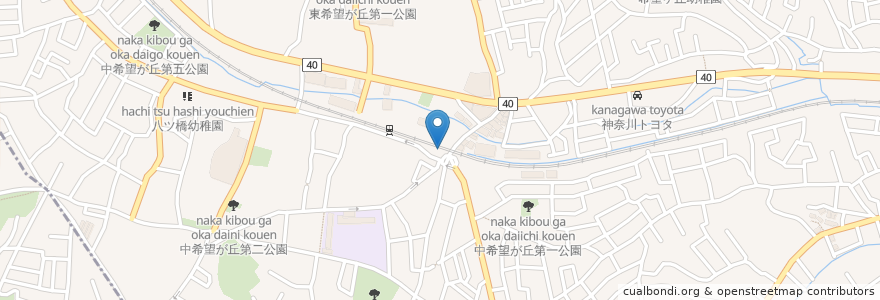 Mapa de ubicacion de ドトールコーヒーショップ en 日本, 神奈川県, 横浜市, 旭区.