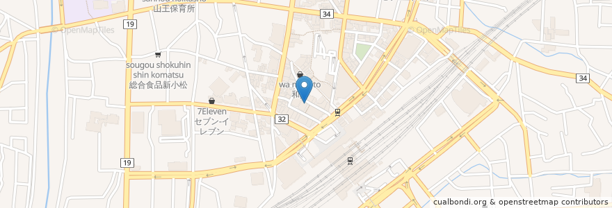 Mapa de ubicacion de アルデンテ en 日本, 長野県, 長野市.