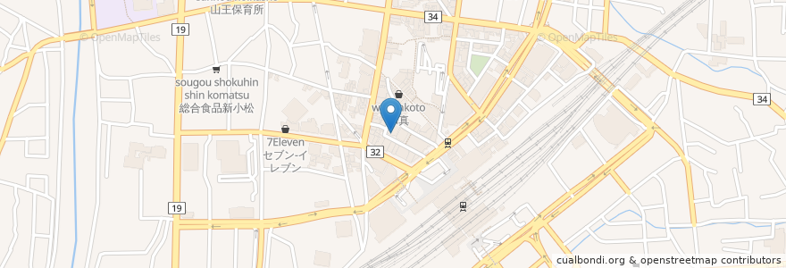 Mapa de ubicacion de 千石劇場 en Japan, Nagano Prefecture, Nagano.