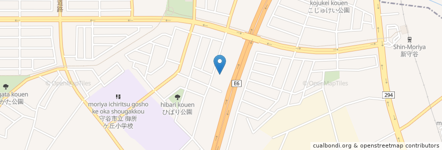 Mapa de ubicacion de 守谷消防署 en Japan, Präfektur Ibaraki, 守谷市.
