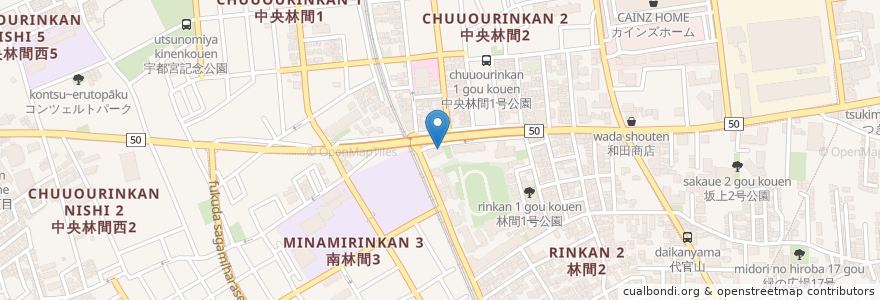 Mapa de ubicacion de 大和市林間学習センター 図書室 en ژاپن, 神奈川県, 大和市.