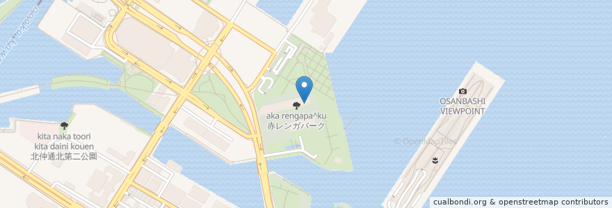 Mapa de ubicacion de bills鬆餅甜點 en 일본, 가나가와현, 요코하마시, 中区.