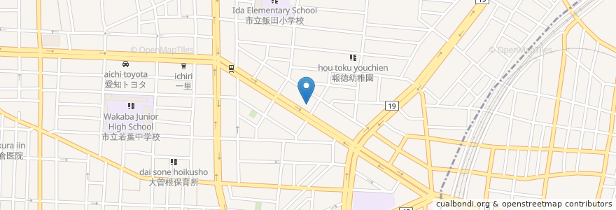 Mapa de ubicacion de あみやき亭 en Япония, Айти, 名古屋市, 東区.