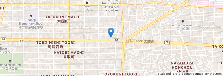 Mapa de ubicacion de 三重銀行 en Japón, Prefectura De Aichi, Nagoya, 中村区.