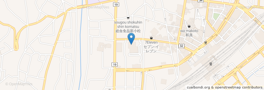 Mapa de ubicacion de 八十二銀行 en Япония, Нагано, 長野市.