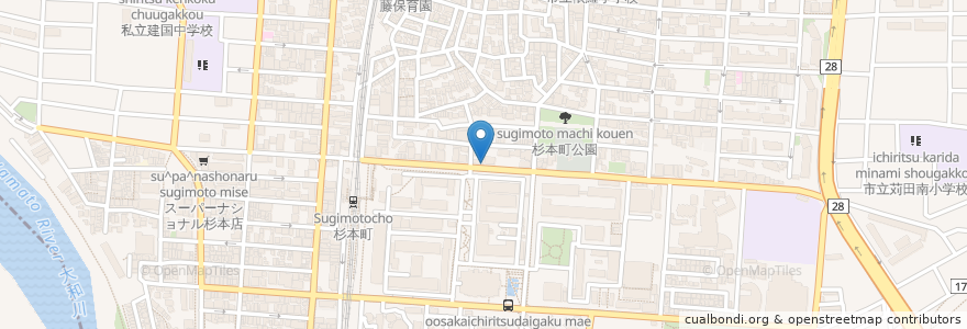 Mapa de ubicacion de アート en Japan, Osaka Prefecture, Sumiyoshi Ward.