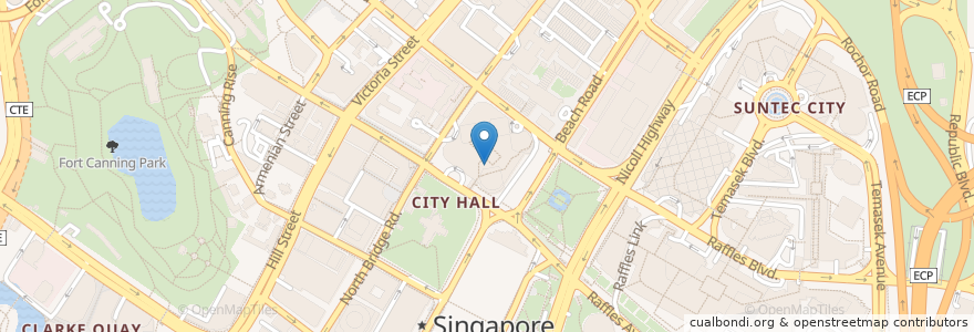 Mapa de ubicacion de Shahi Maharani en سنگاپور, Central.