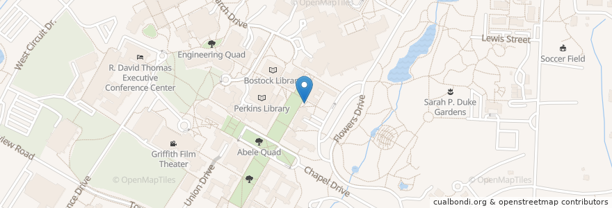 Mapa de ubicacion de Sociology-Psychology Building Bike Rack en Vereinigte Staaten Von Amerika, Nord-Carolina, Durham County, Durham.