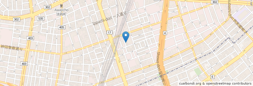 Mapa de ubicacion de すし居酒屋 すすむ en 日本, 東京都, 千代田区.
