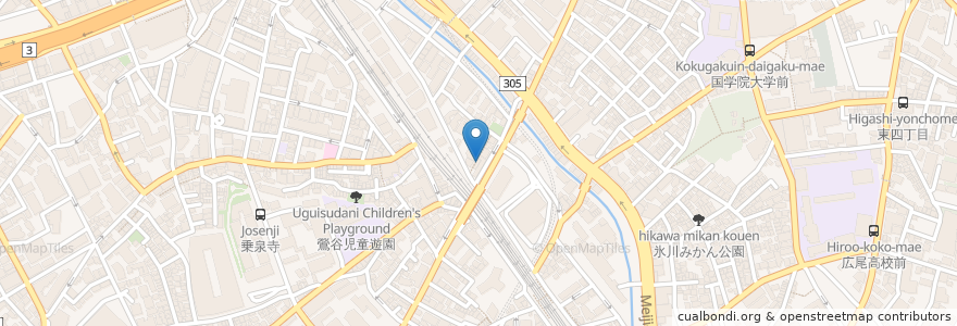 Mapa de ubicacion de co-ba en Japonya, 東京都, 渋谷区.
