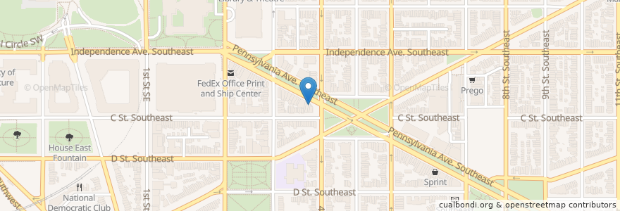 Mapa de ubicacion de Tune Inn en Amerika Syarikat, Washington, D.C., Washington.
