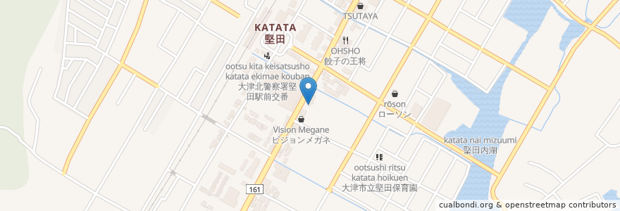 Mapa de ubicacion de アイフル en 日本, 滋賀県, 大津市.