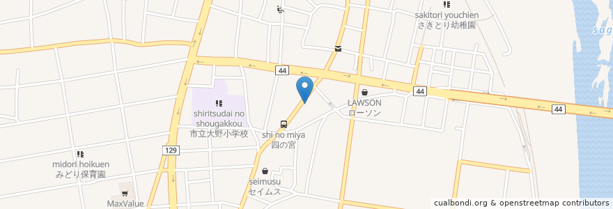 Mapa de ubicacion de おけい en Japonya, 神奈川県, 平塚市.