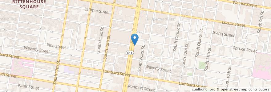 Mapa de ubicacion de Broad Street Ministry en États-Unis D'Amérique, Pennsylvanie, Philadelphia County, Philadelphia.