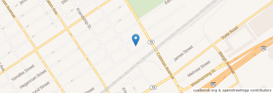 Mapa de ubicacion de Star of Hope Baptist Church en United States, Pennsylvania, Philadelphia County, Philadelphia.