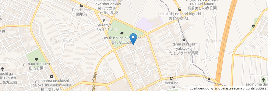 Mapa de ubicacion de 金沢まいもん寿司 en 일본, 가나가와현, 川崎市, 宮前区.