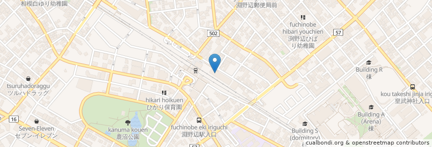 Mapa de ubicacion de Prism cafe en Giappone, Prefettura Di Kanagawa, 相模原市, 中央区.