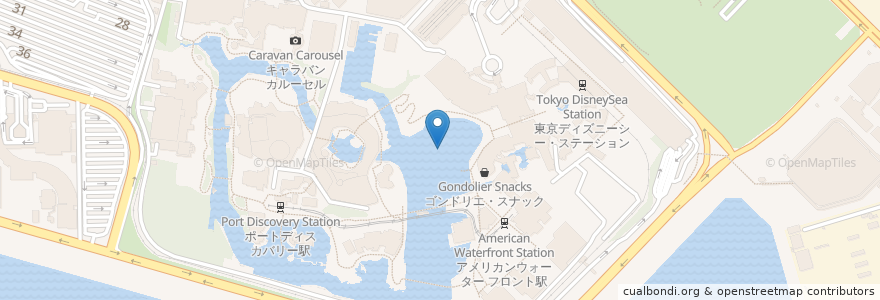 Mapa de ubicacion de ファンタズミック! en Japão, 千葉県, 浦安市.