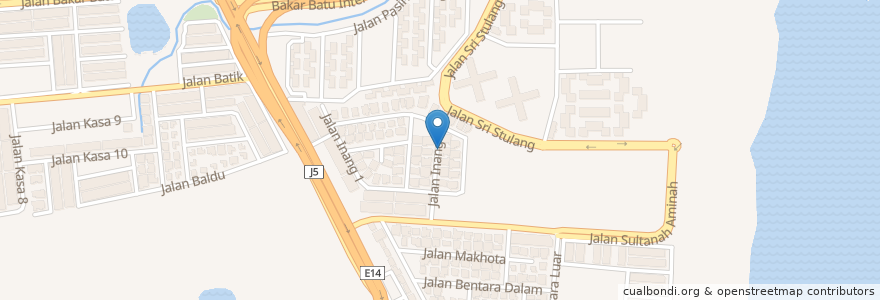 Mapa de ubicacion de Tadika Cahaya Suria en Malaysia, Iskandar Malaysia, Iskandar Malaysia, Johor Bahru, Johor Bahru.
