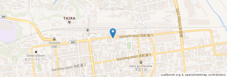 Mapa de ubicacion de Sin-e en Jepun, 福島県, いわき市.