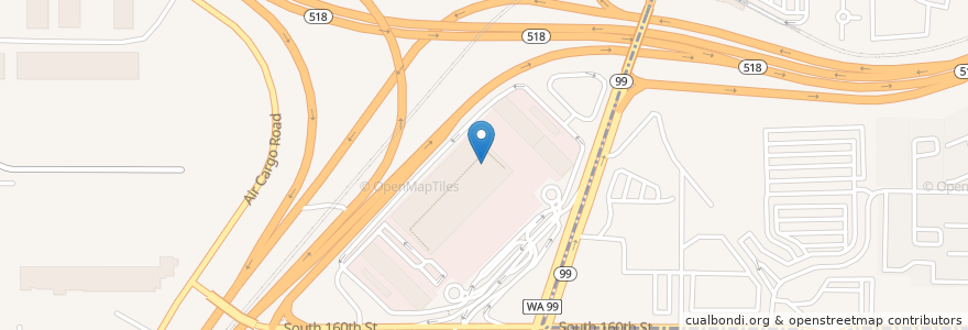 Mapa de ubicacion de E-Z Rent A Car en Estados Unidos De América, Washington, King County, Seatac.