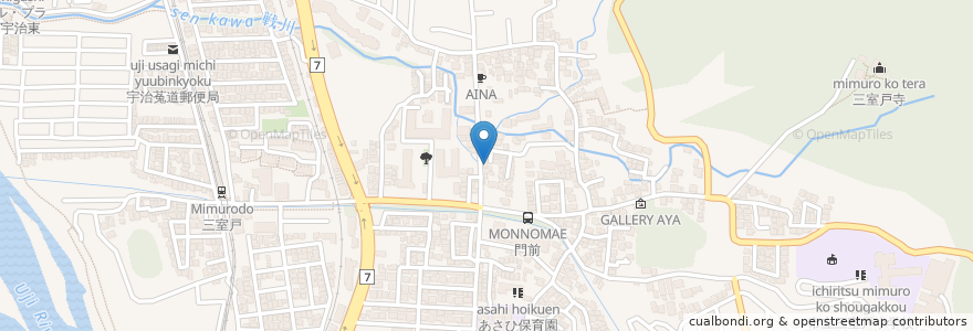 Mapa de ubicacion de むら新 en Japão, 京都府, 宇治市.