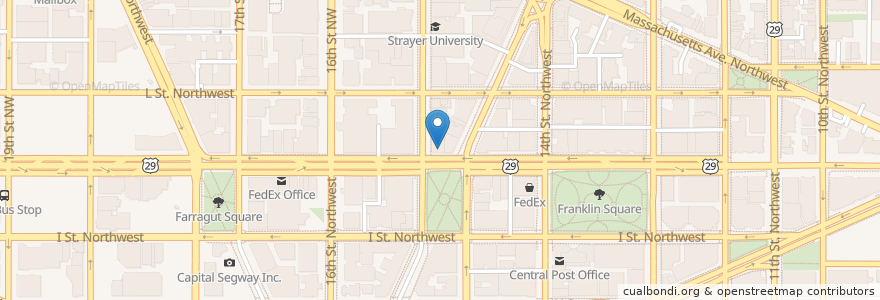 Mapa de ubicacion de Potbelly en Stati Uniti D'America, Washington, Washington.
