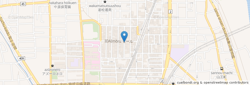 Mapa de ubicacion de カラオケ ロックス 新丸子店 en ژاپن, 神奈川県, 川崎市, 中原区.