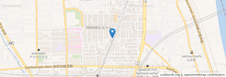 Mapa de ubicacion de TOKYU LIFIA PARKING en Japan, Kanagawa Prefecture, Kawasaki, Nakahara Ward.