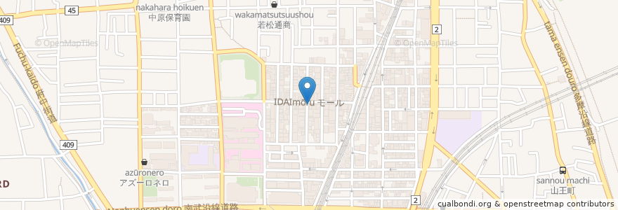 Mapa de ubicacion de ハンズ整骨院 en Japan, Präfektur Kanagawa, 川崎市, 中原区.