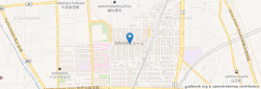 Mapa de ubicacion de イマモト歯科クリニック en ژاپن, 神奈川県, 川崎市, 中原区.