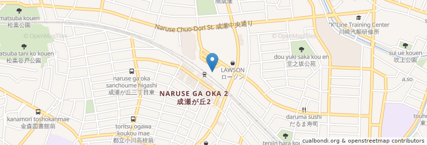 Mapa de ubicacion de りそな銀行 en 日本, 東京都, 町田市.