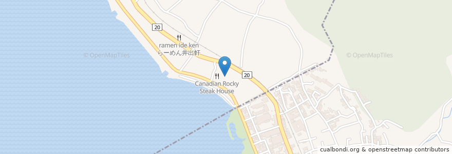 Mapa de ubicacion de Cannery Row en Jepun, 長野県, 諏訪市.