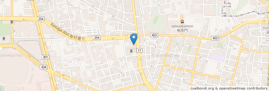Mapa de ubicacion de 小諸そば en 日本, 东京都/東京都, 文京区.