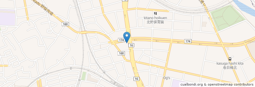 Mapa de ubicacion de 酔東坡 en اليابان, 東京都, 八王子市.