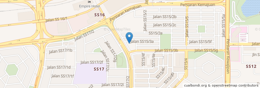 Mapa de ubicacion de McDonald's en Malaisie, Selangor.