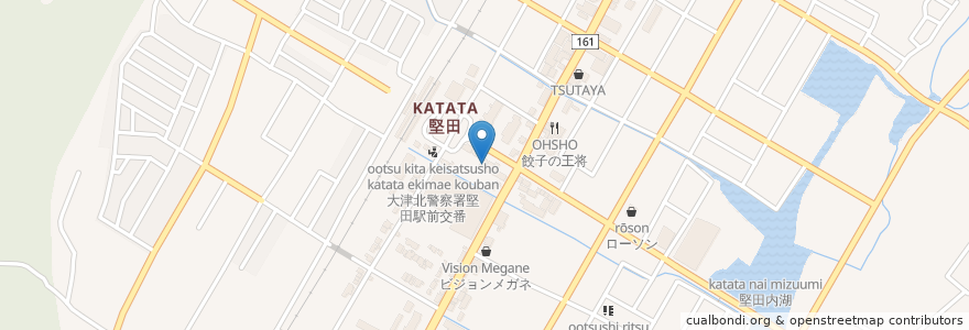 Mapa de ubicacion de 貴田耳鼻咽喉科医院 en Япония, Сига, 大津市.
