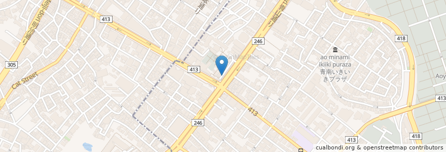 Mapa de ubicacion de Lindt en Japon, Tokyo, 渋谷区.